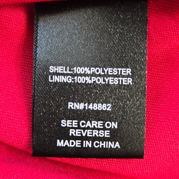 76-17 Torrid Red Roses Chiffon Off Shoulder long sleeve Skater Dress Size 14/16 - Picture 10 of 12